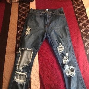 Fashion nova beach bum jeans